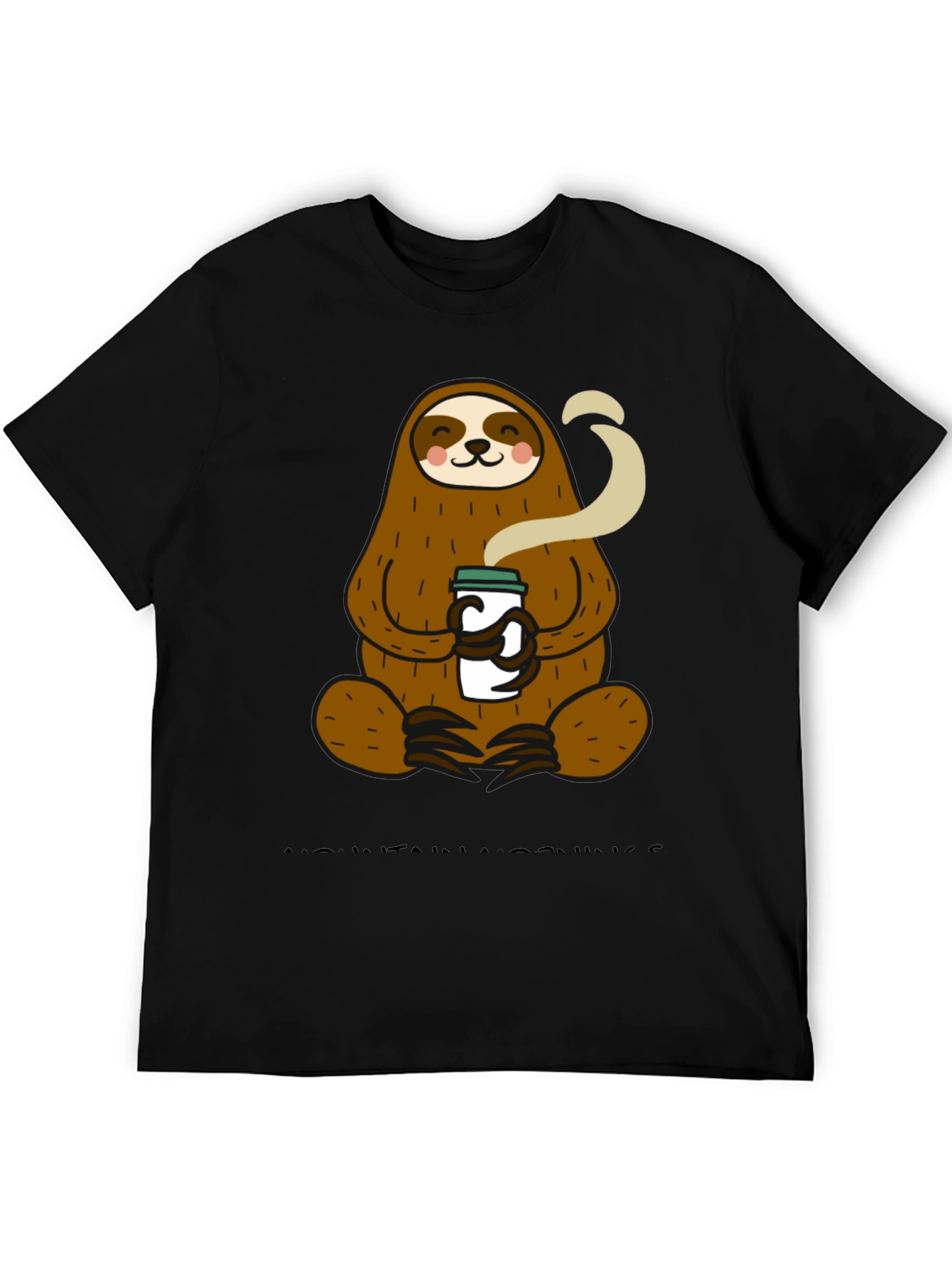 Sloth Coffee T-Shirt - Relaxed Style