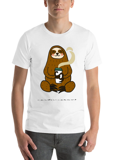 Sloth Coffee T-Shirt - Relaxed Style