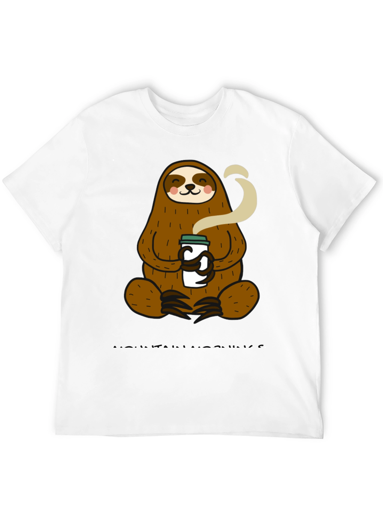 Sloth Coffee T-Shirt - Relaxed Style
