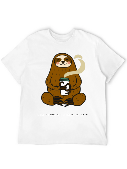 Sloth Coffee T-Shirt - Relaxed Style