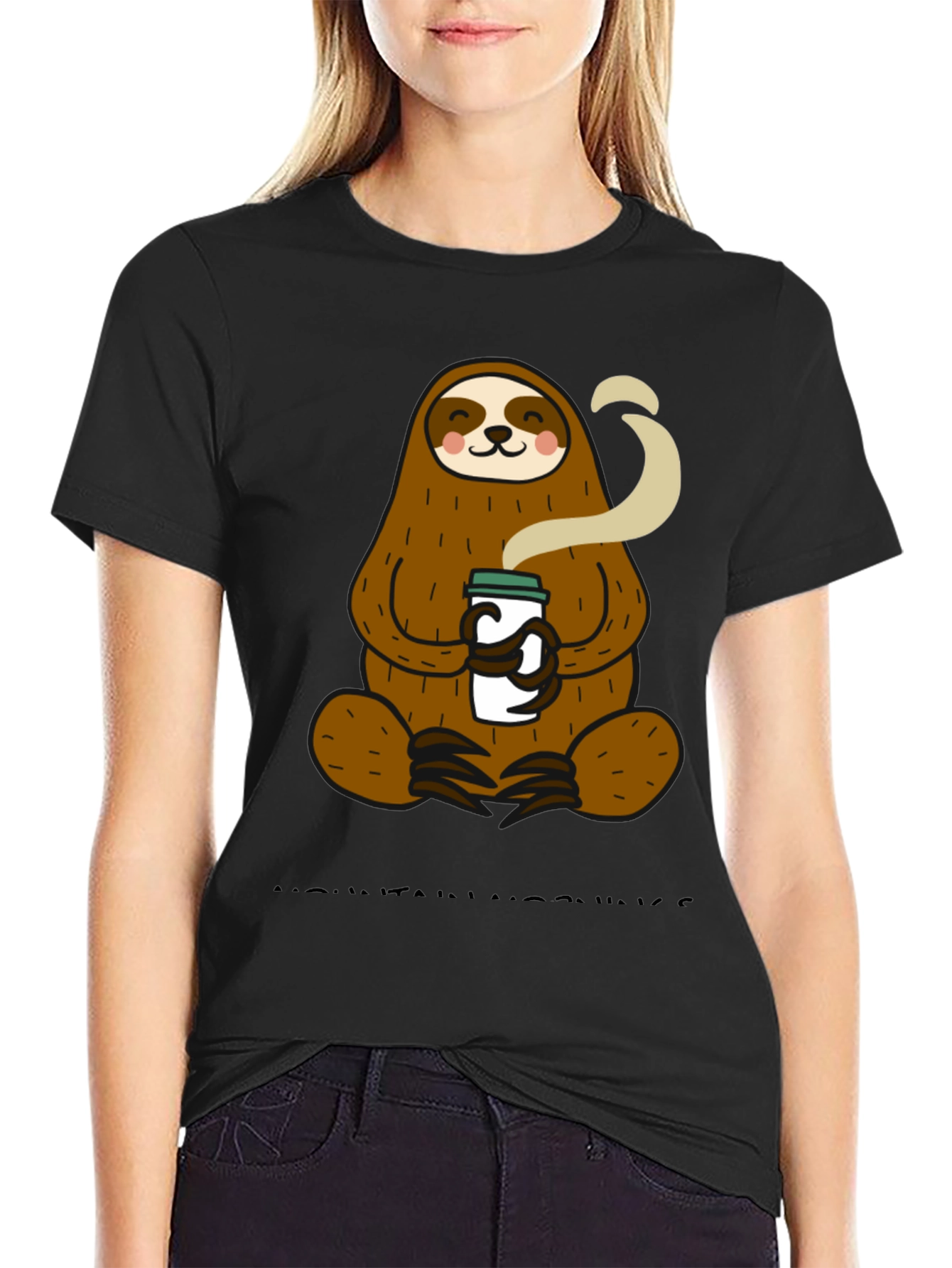 Sloth Coffee T-Shirt - Relaxed Style