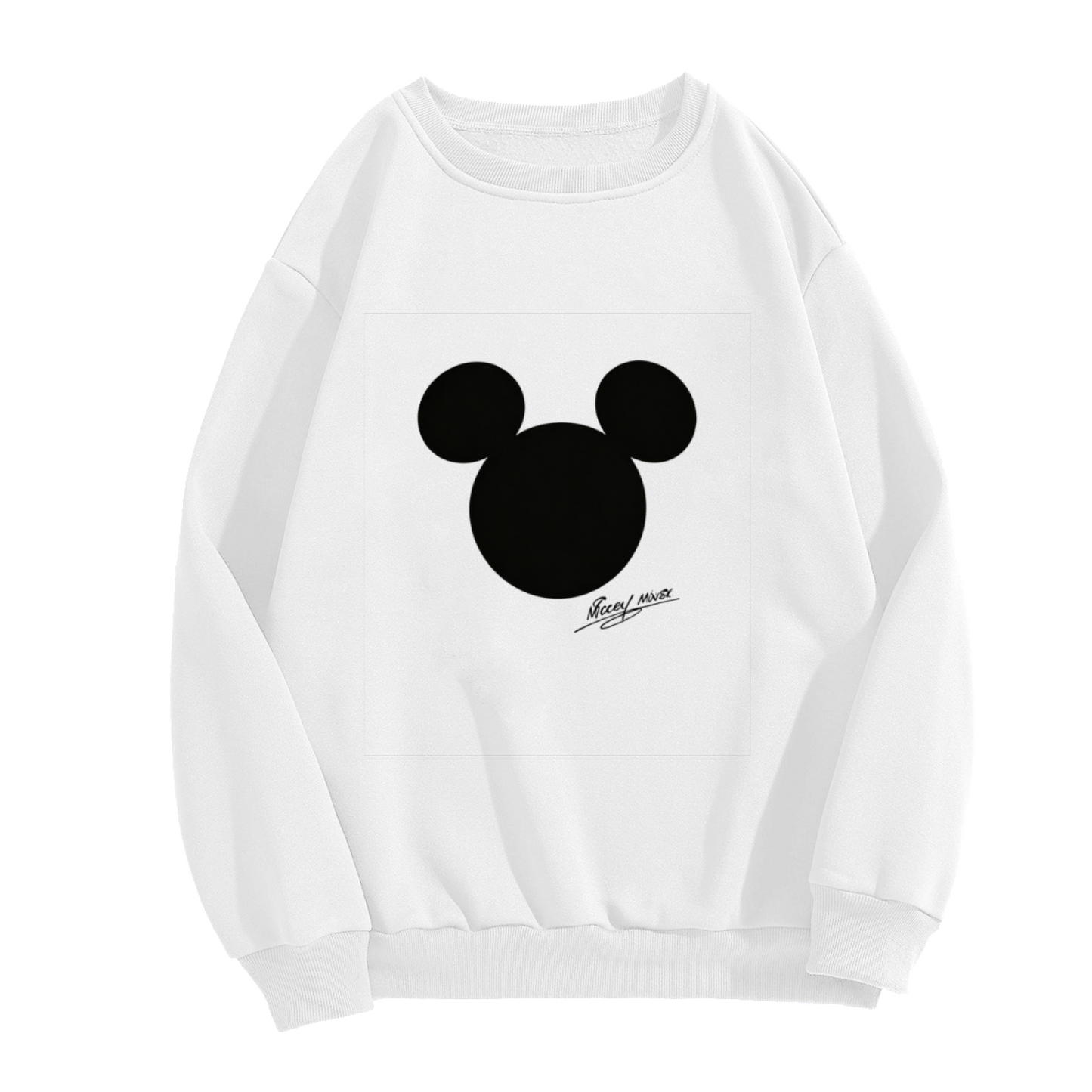 Stylish Simple Letter Graphic Crewneck Sweatshirt