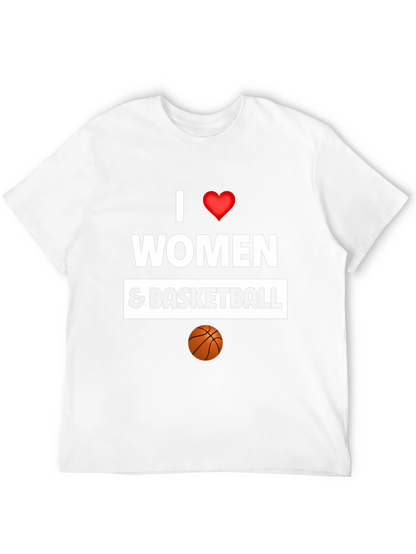 I Love Women and Basketball Graphic Tee