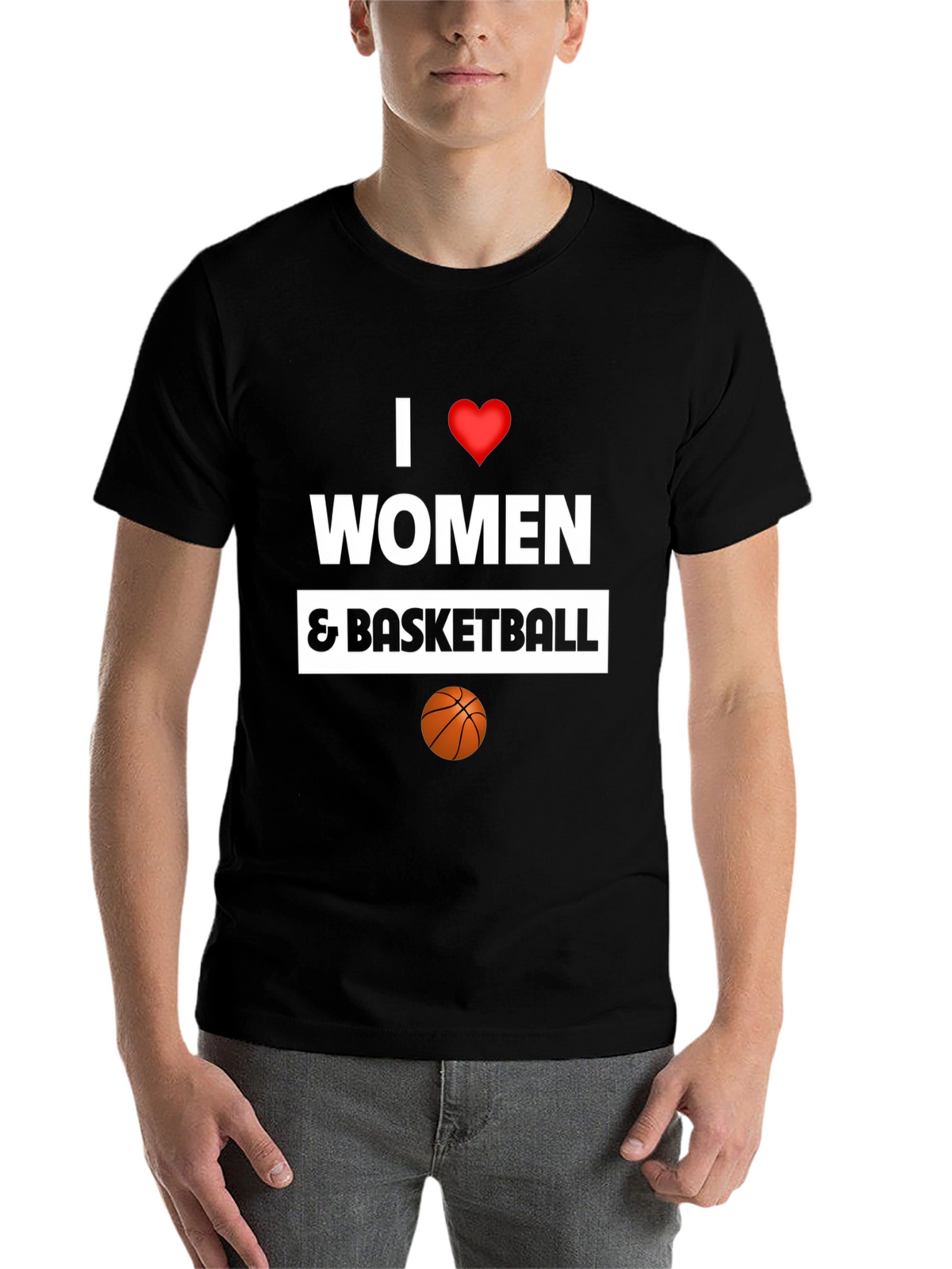 I Love Women and Basketball Graphic Tee