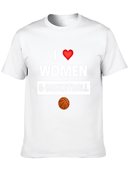 I Love Women and Basketball Graphic Tee
