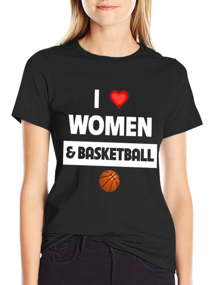 I Love Women and Basketball Graphic Tee