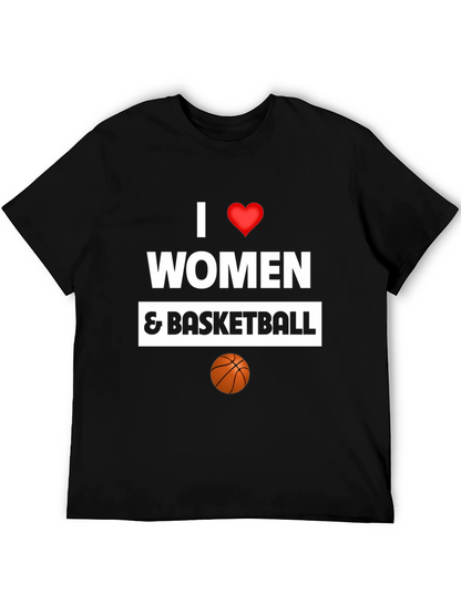 I Love Women and Basketball Graphic Tee