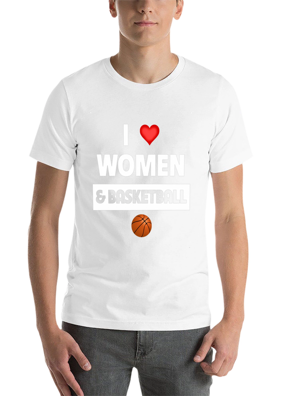 I Love Women and Basketball Graphic Tee