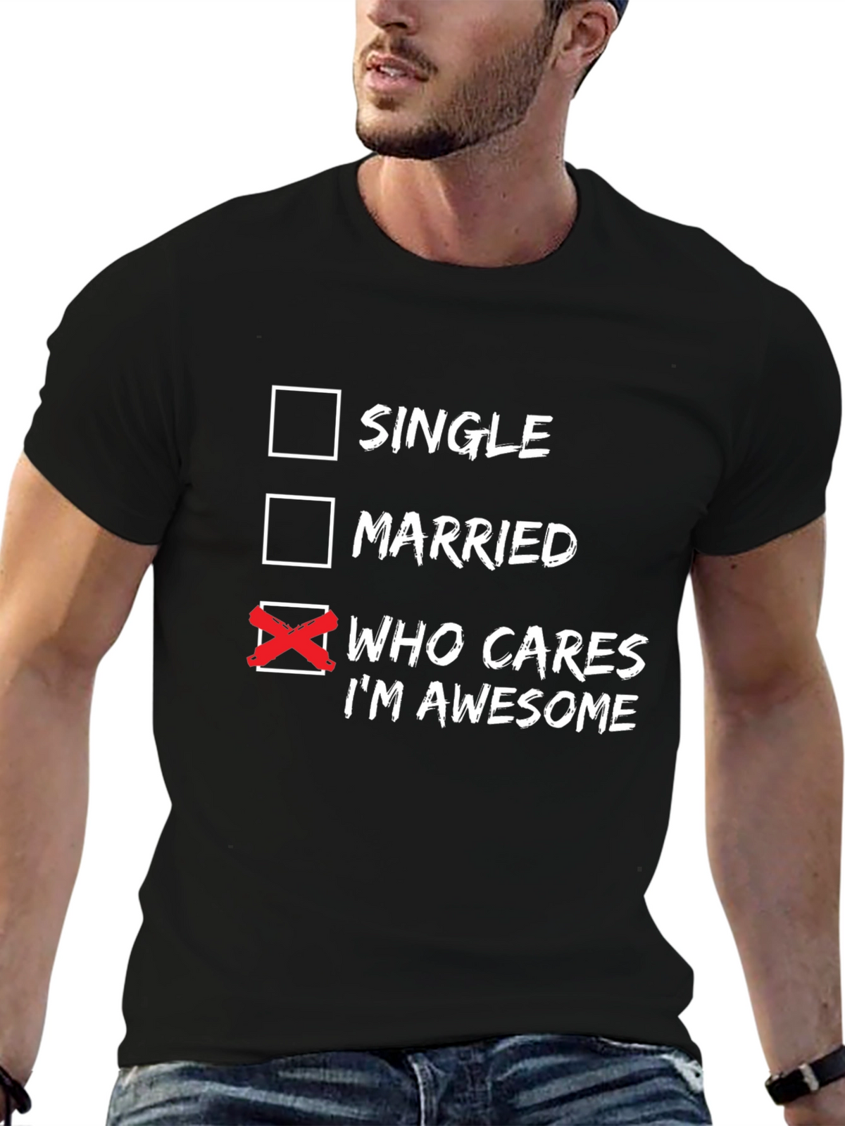 Who Cares Im Awesome T-Shirt