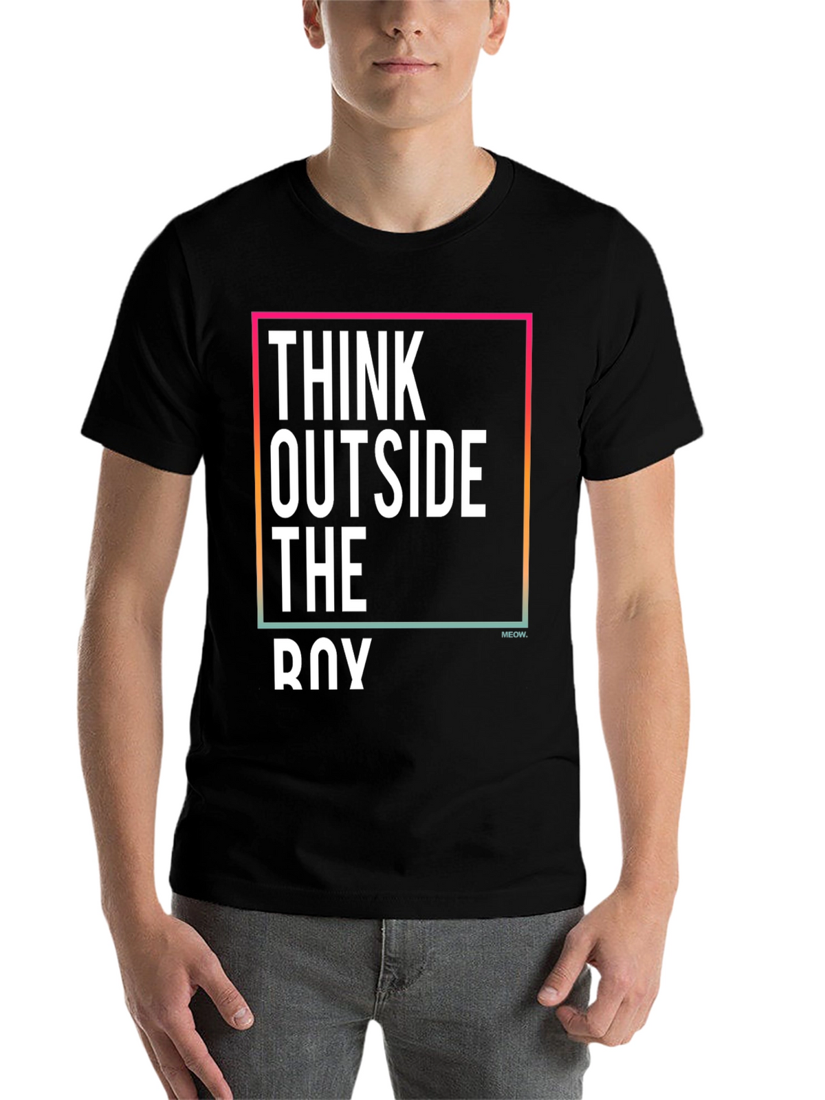 Think Outside the Box Graphic Tee