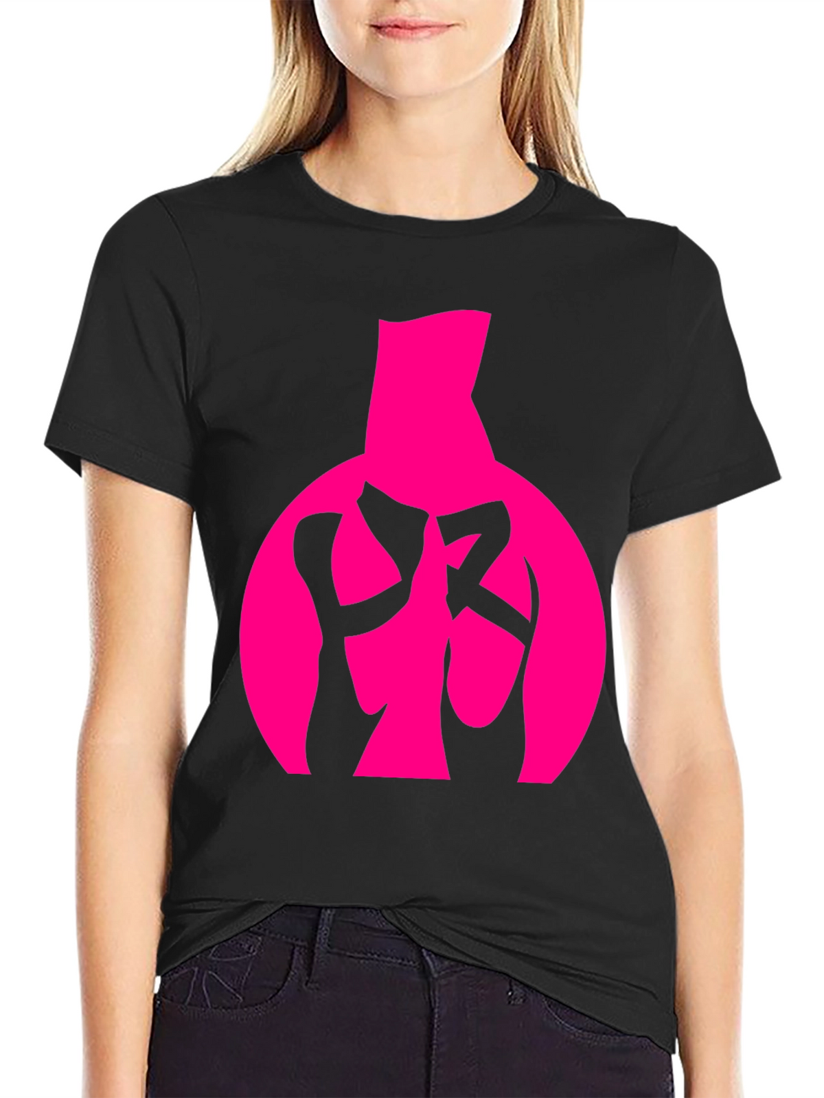 Ballet Shoes Graphic Tee - Black