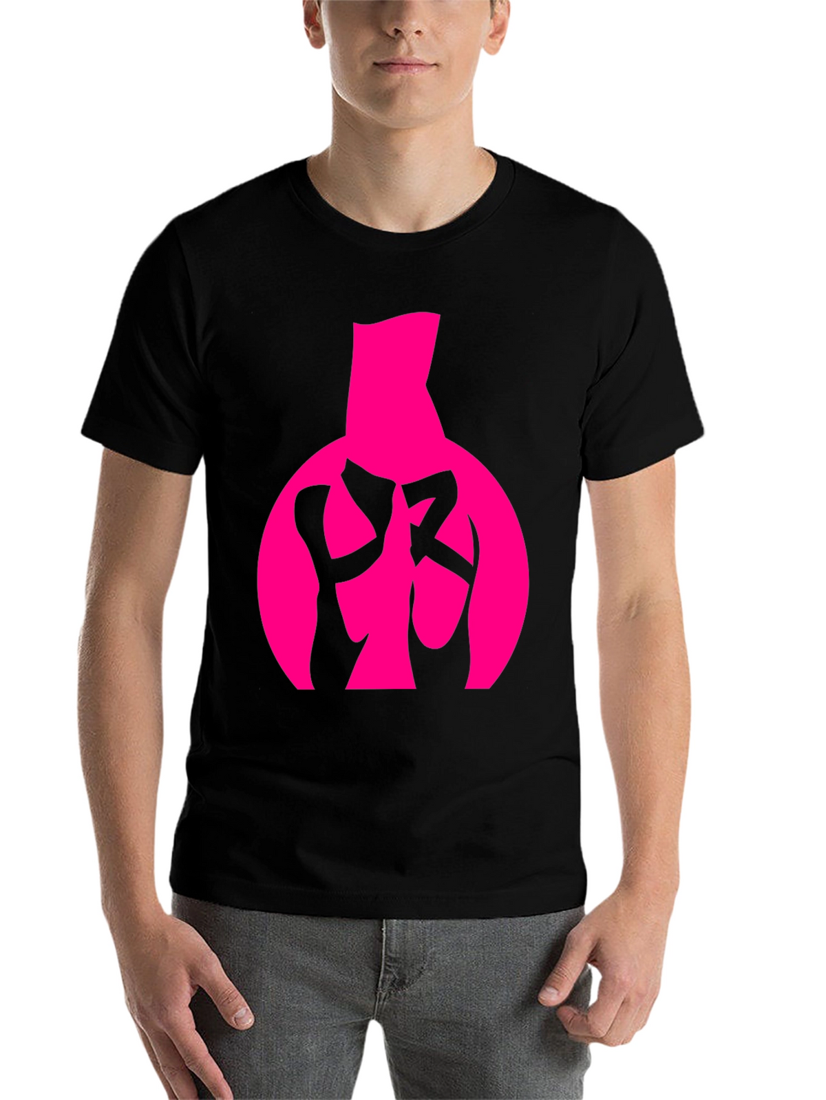 Ballet Shoes Graphic Tee - Black