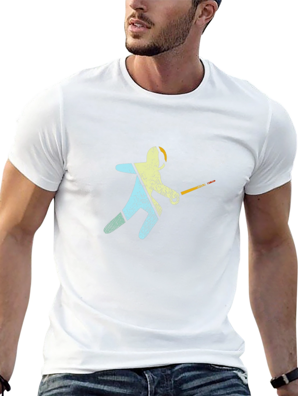 Fencer Graphic Black T-Shirt