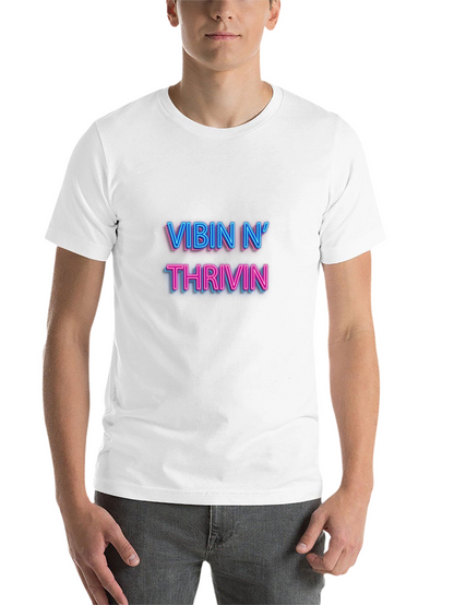 Vibin N Thrivin Black T-Shirt