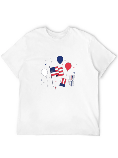 Patriotic July 4th Graphic T-Shirt