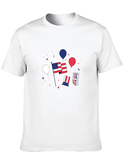 Patriotic July 4th Graphic T-Shirt