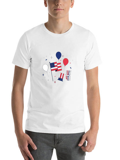 Patriotic July 4th Graphic T-Shirt