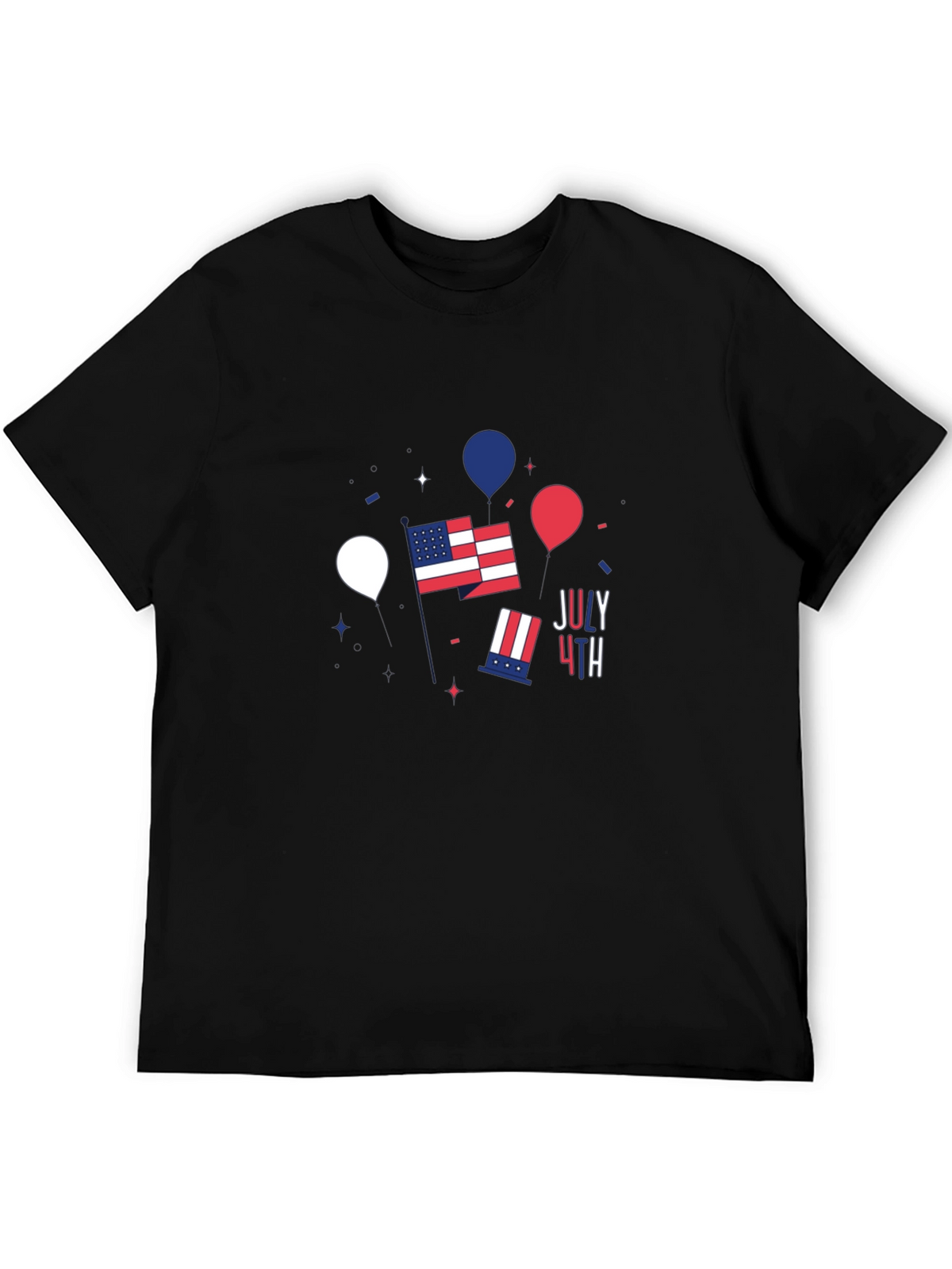 Patriotic July 4th Graphic T-Shirt