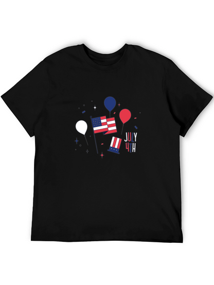 Patriotic July 4th Graphic T-Shirt