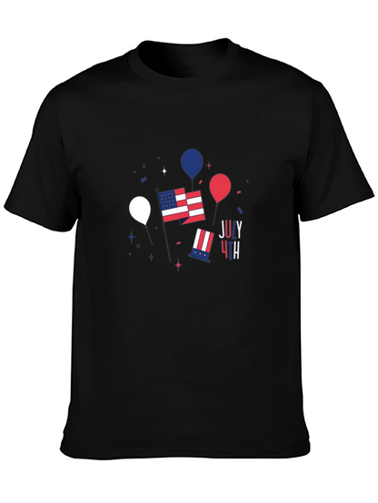 Patriotic July 4th Graphic T-Shirt