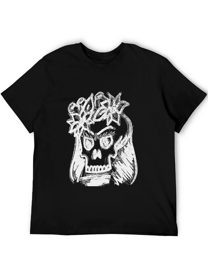 Skull Queen Black Graphic T-Shirt