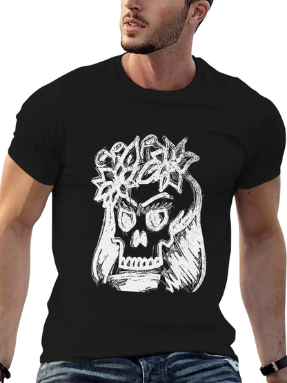Skull Queen Black Graphic T-Shirt