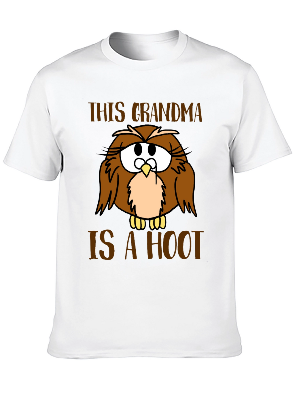 Funny Grandma Owl Graphic T-Shirt