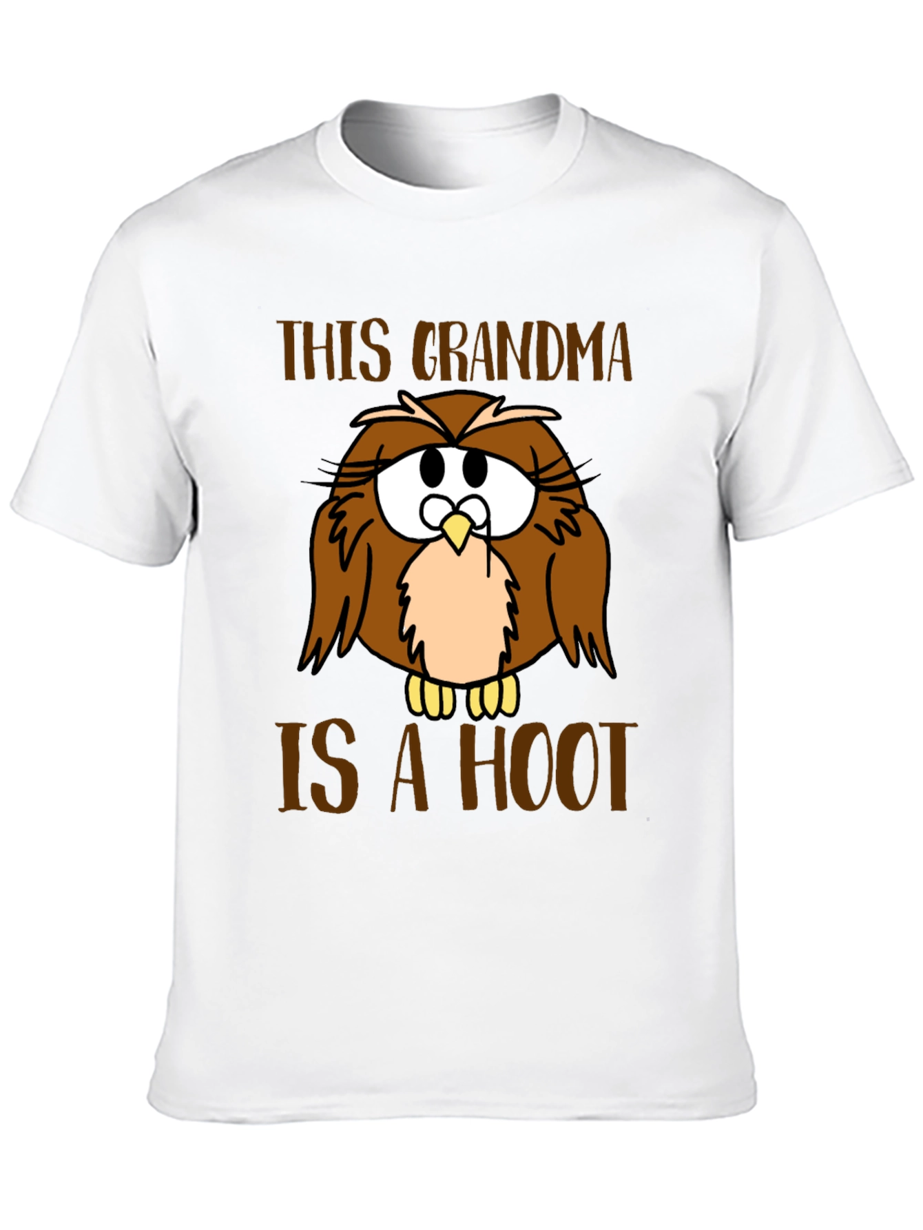 Funny Grandma Owl Graphic T-Shirt