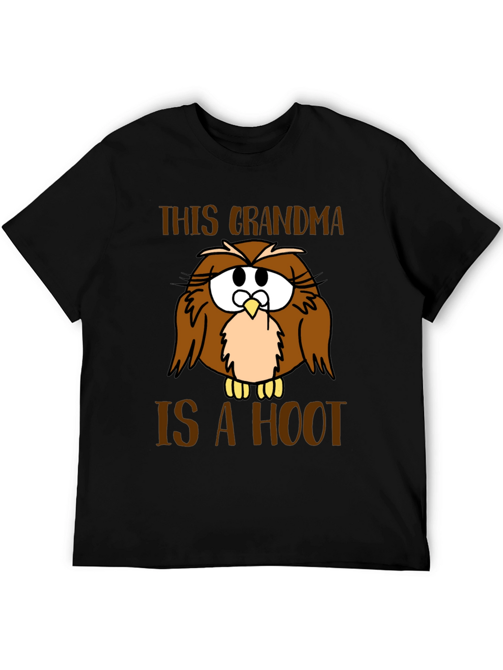 Funny Grandma Owl Graphic T-Shirt