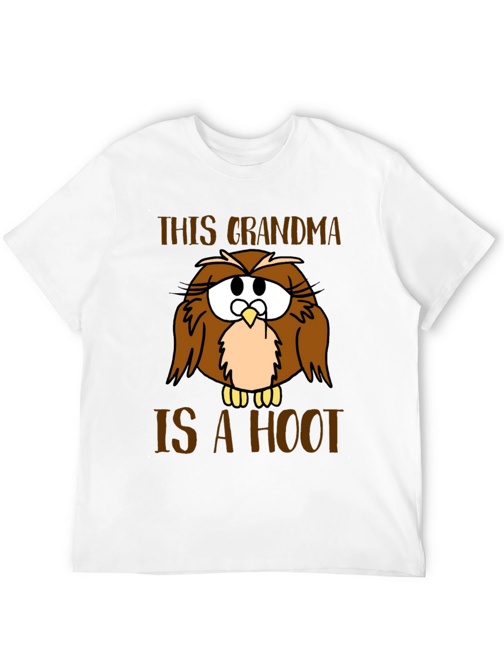 Funny Grandma Owl Graphic T-Shirt