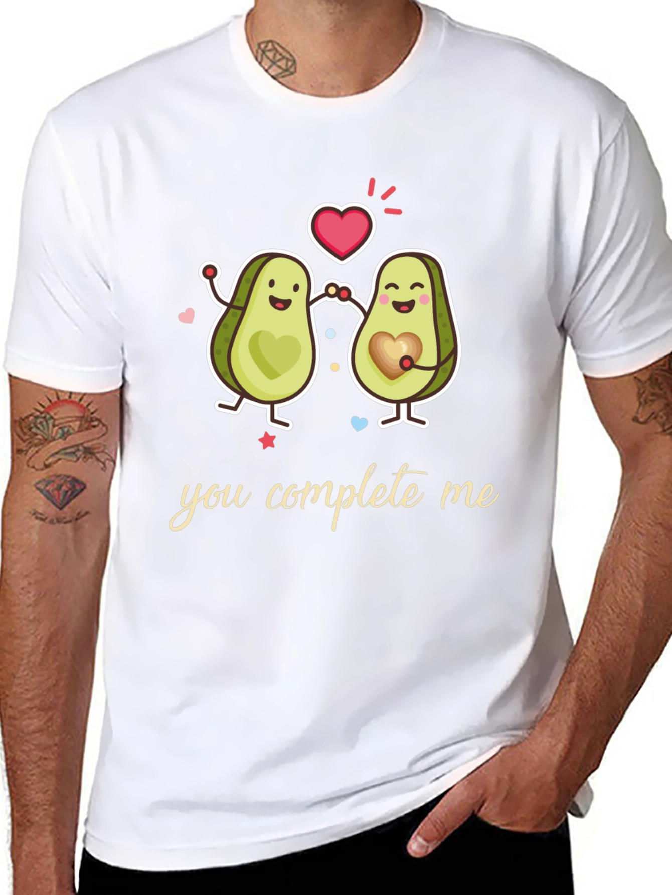 Avocado Couple T-Shirt - You Complete Me