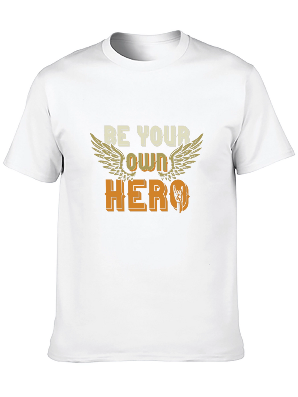 Be Your Own Hero Black T-Shirt