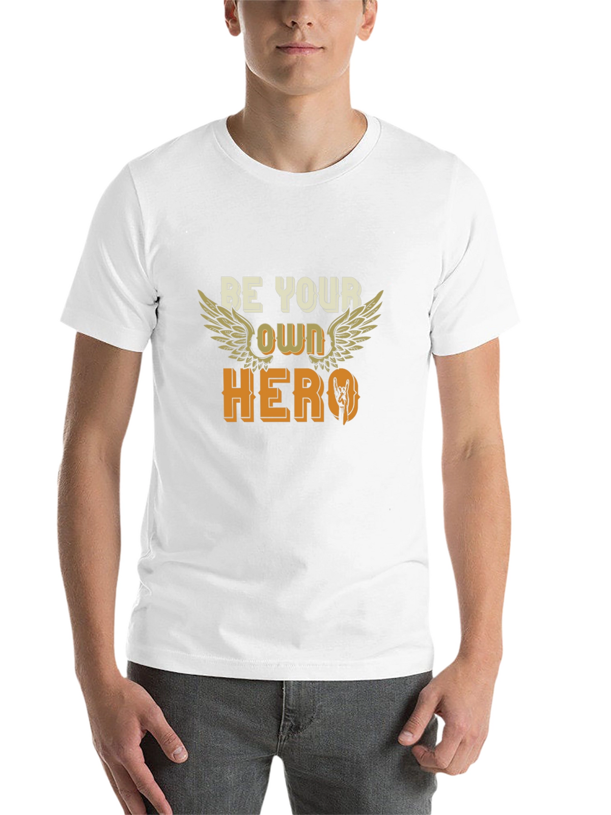 Be Your Own Hero Black T-Shirt