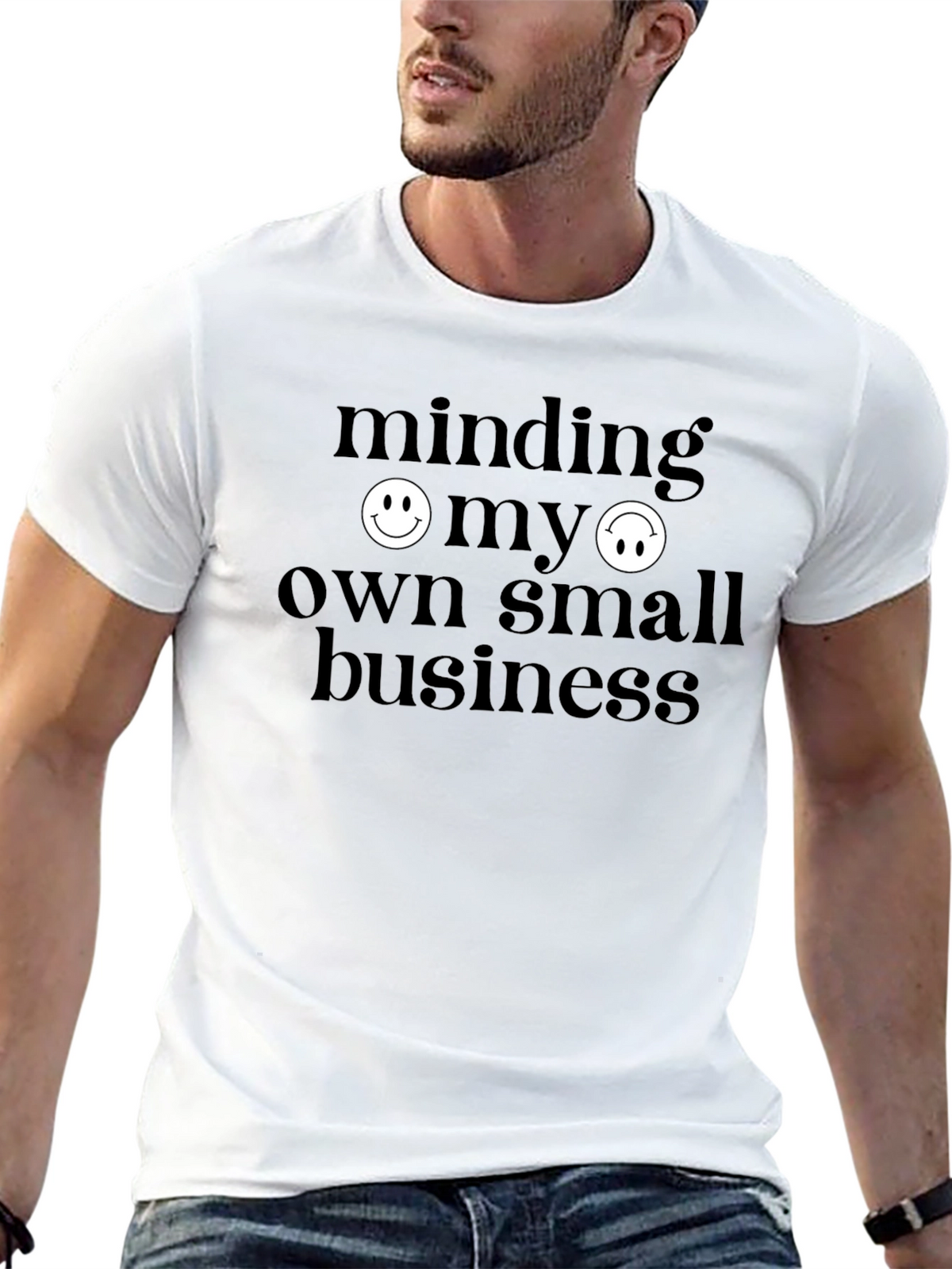 Minding My Own Small Business Graphic T-Shirt