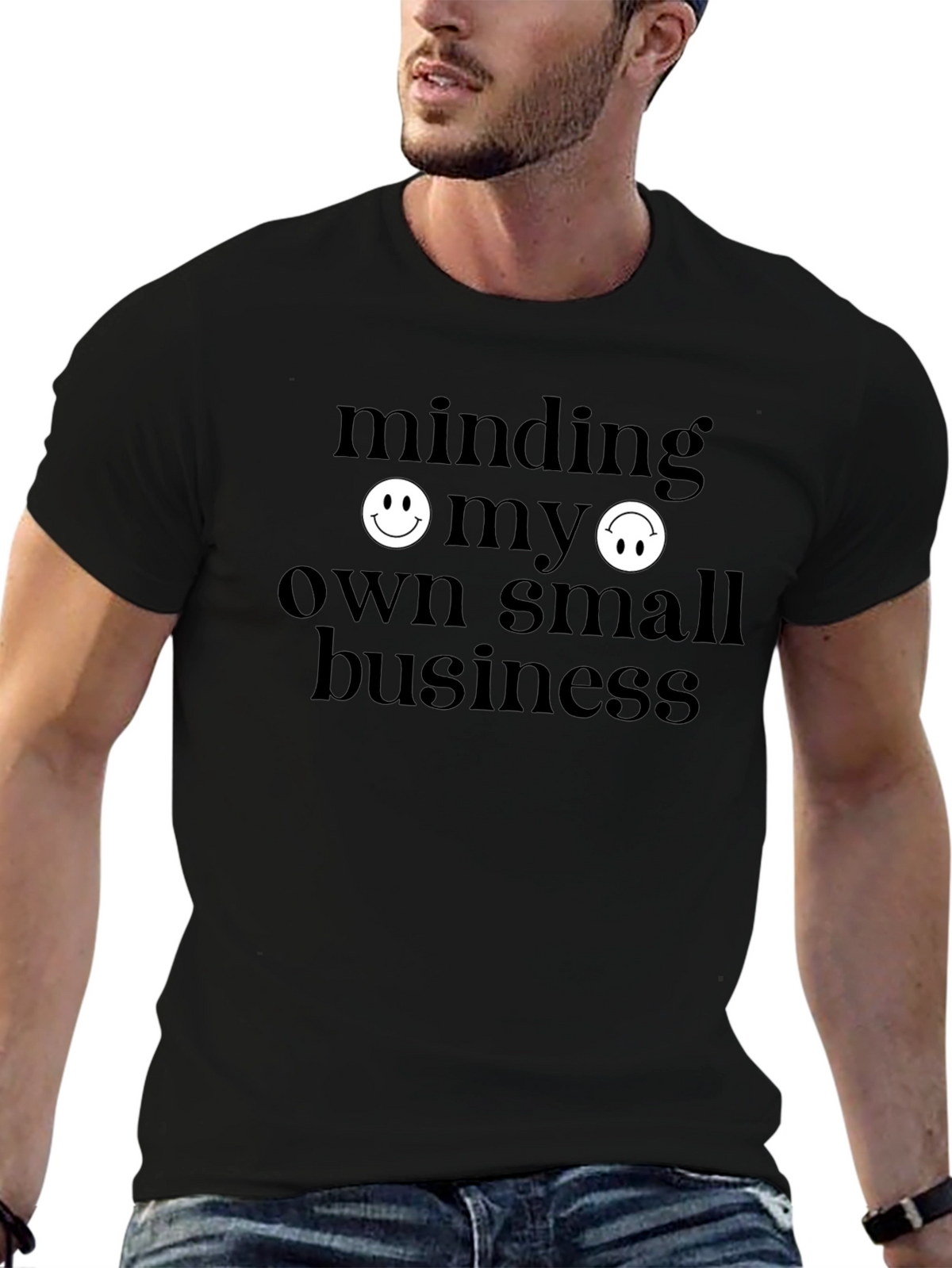 Minding My Own Small Business Graphic T-Shirt