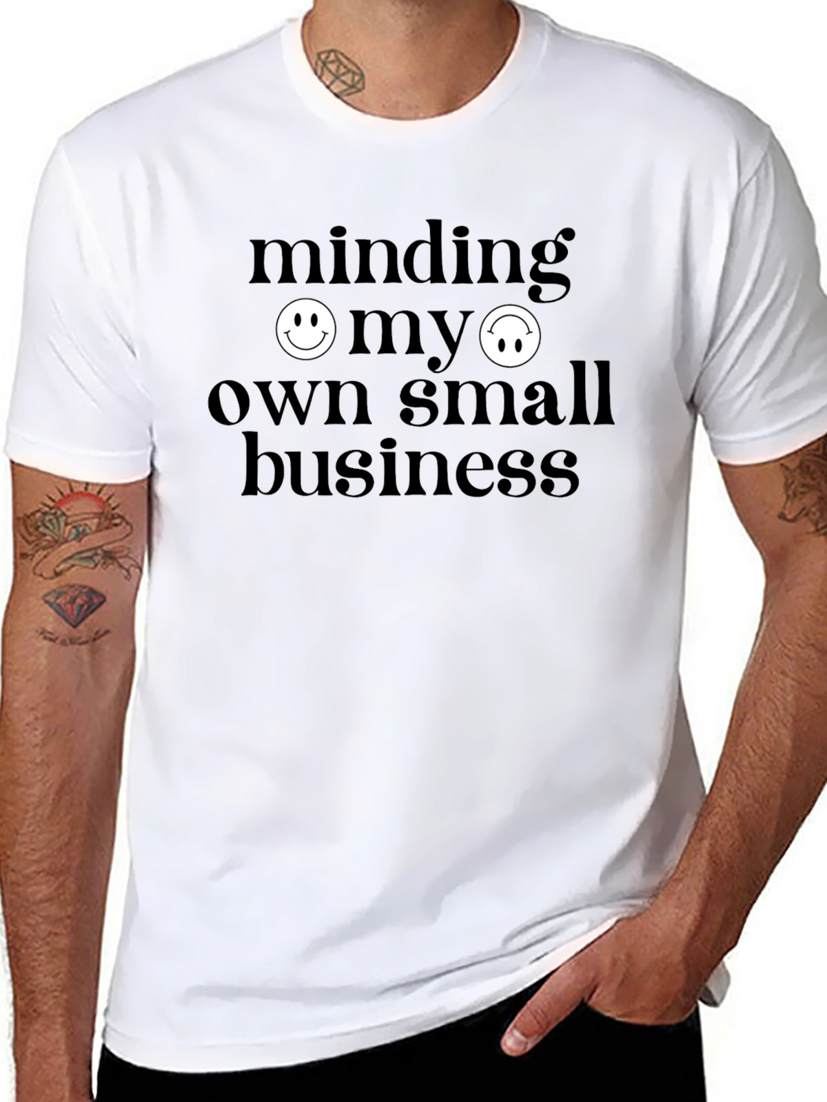 Minding My Own Small Business Graphic T-Shirt