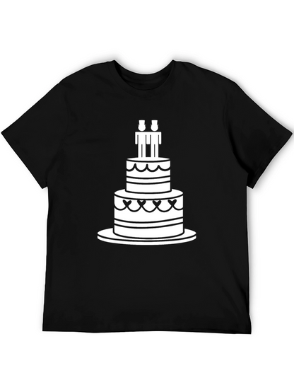 Celebration T-Shirt: Cake & Grooms