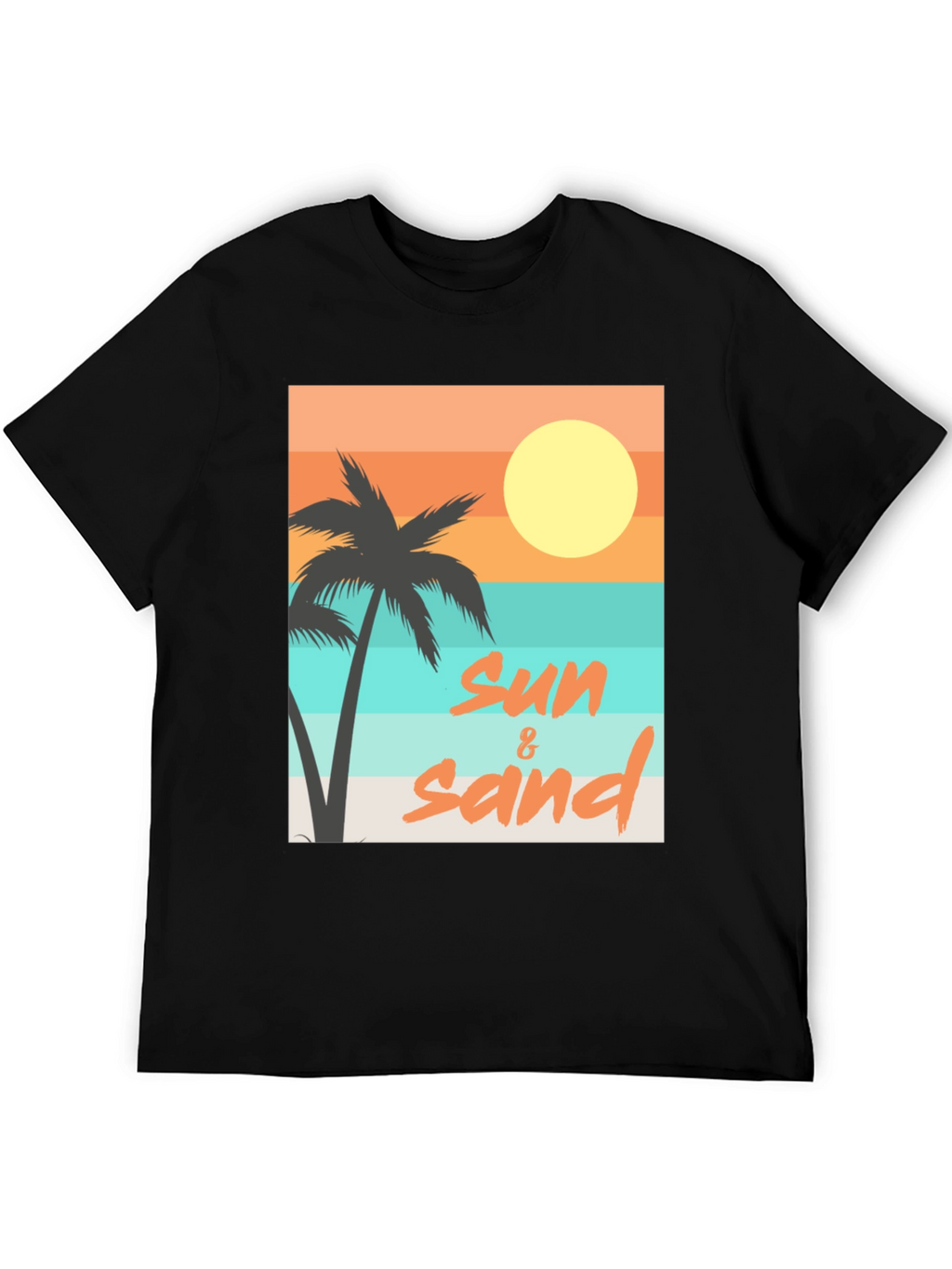 Sun & Sand Graphic Tee - Relaxed Beach Vibes
