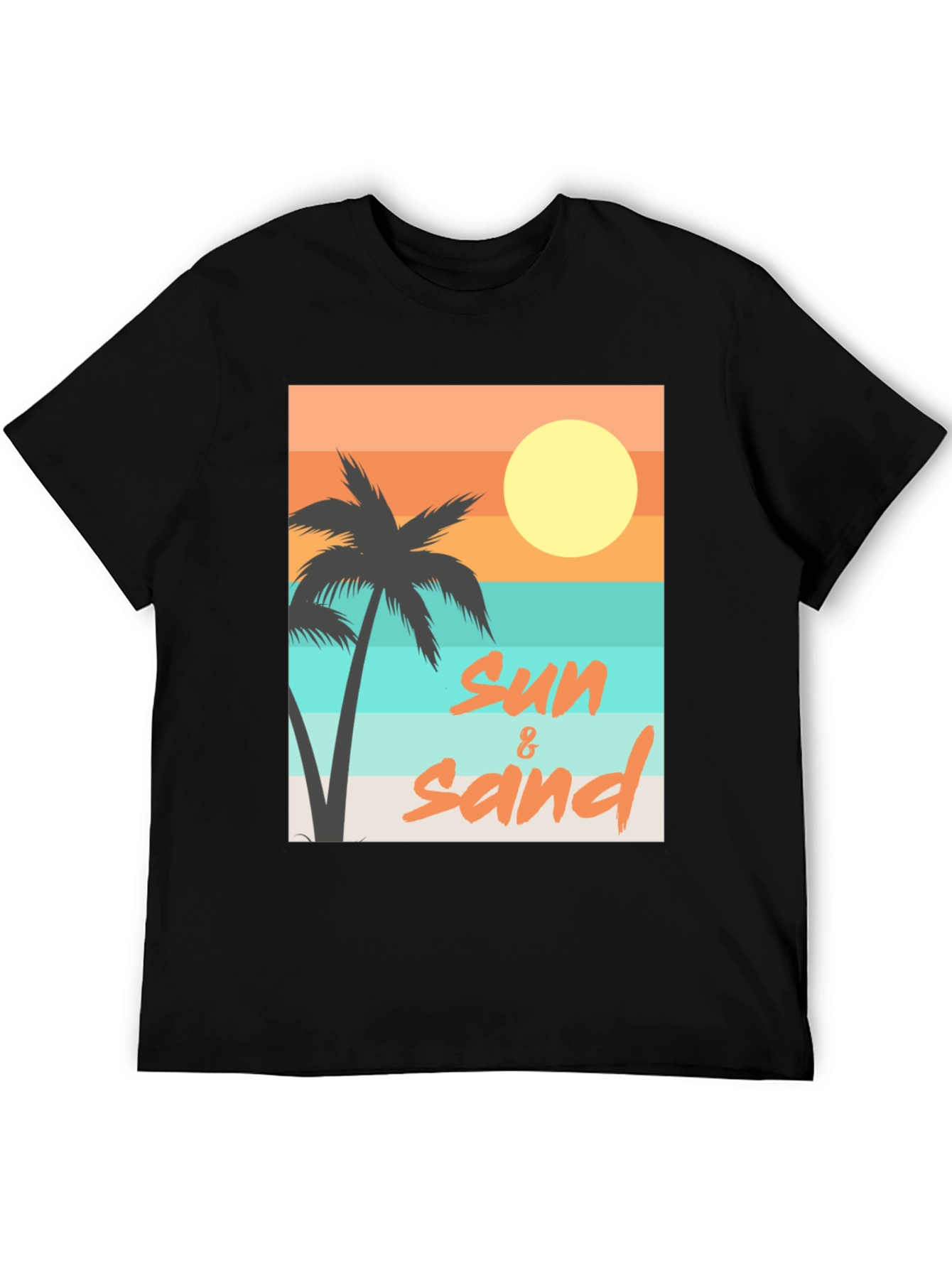 Sun & Sand Graphic Tee - Relaxed Beach Vibes