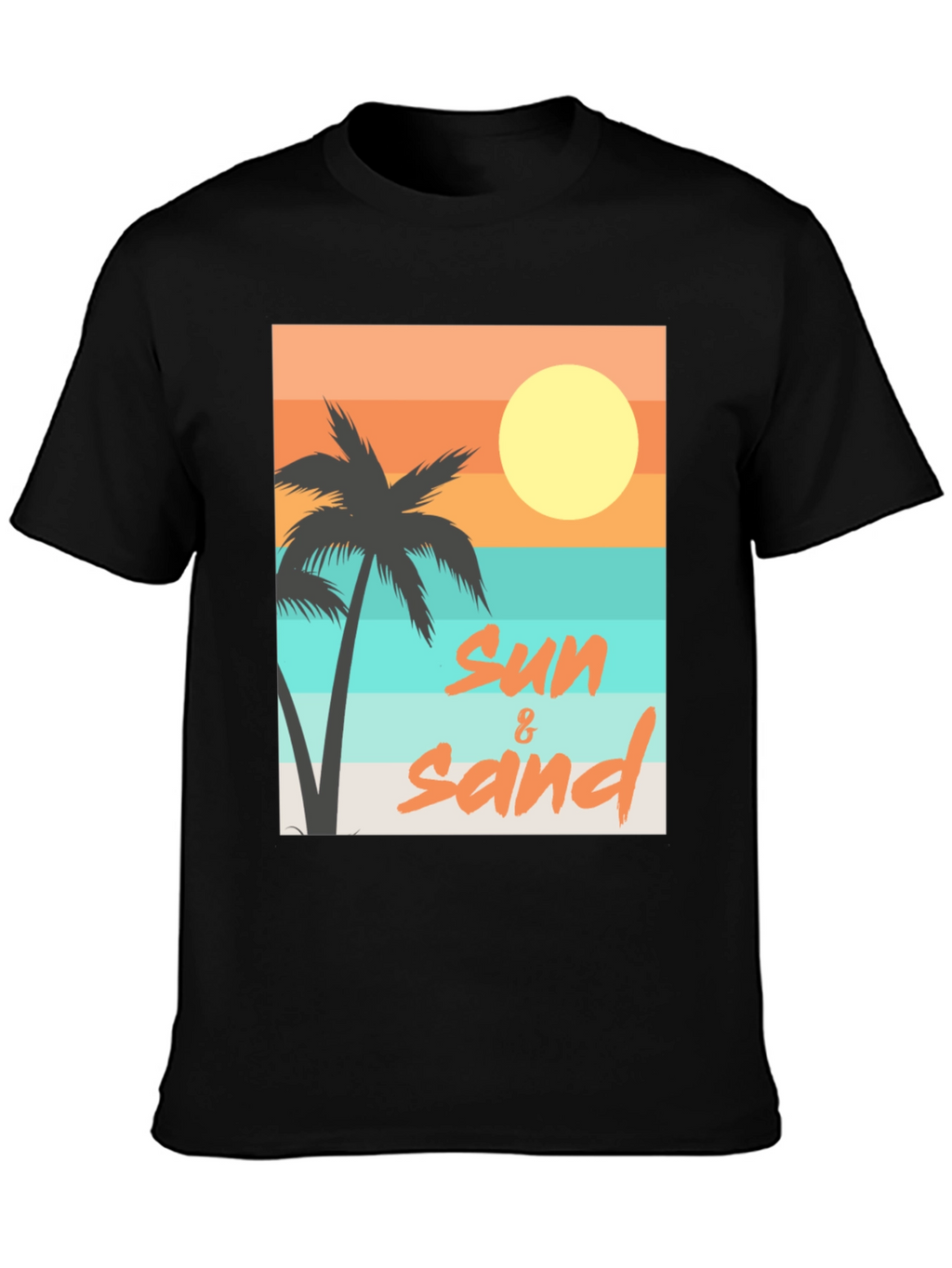 Sun & Sand Graphic Tee - Relaxed Beach Vibes