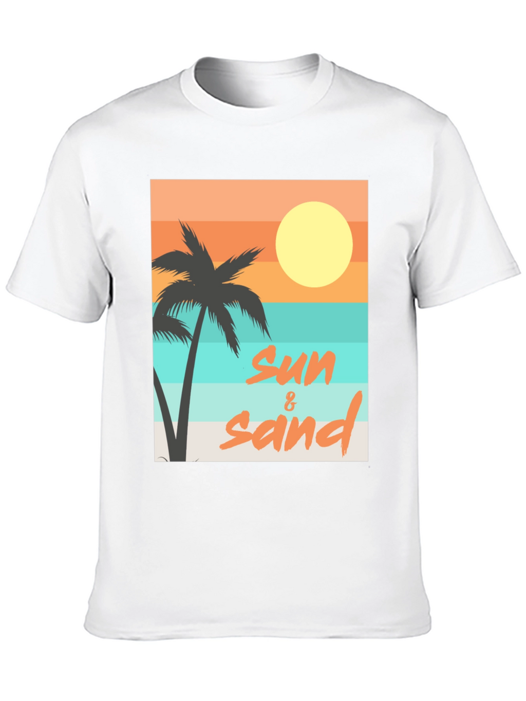 Sun & Sand Graphic Tee - Relaxed Beach Vibes