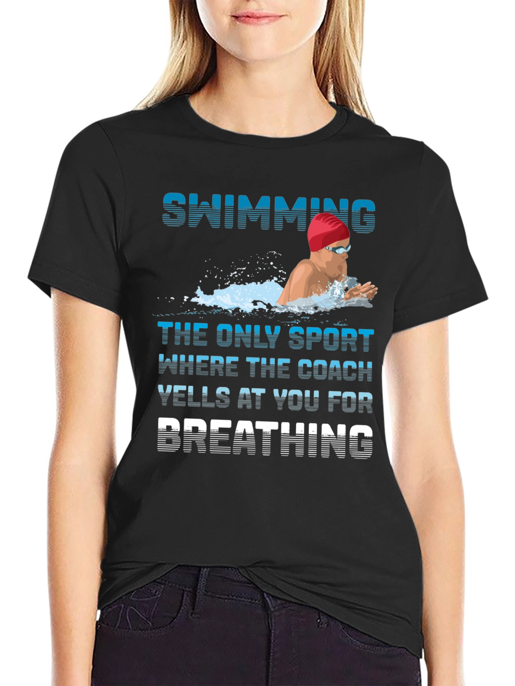 Swimming Coach Humor T-Shirt