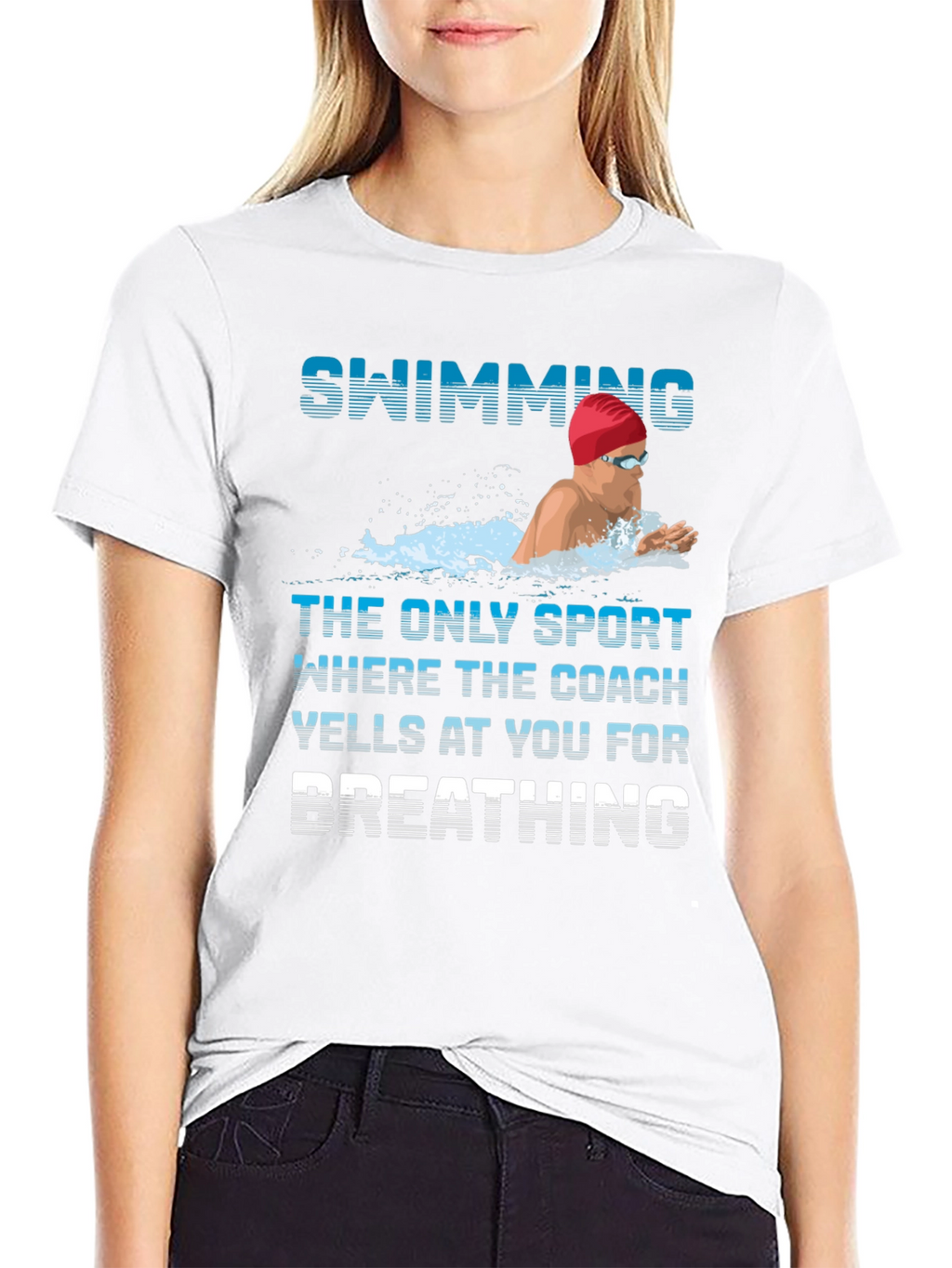 Swimming Coach Humor T-Shirt