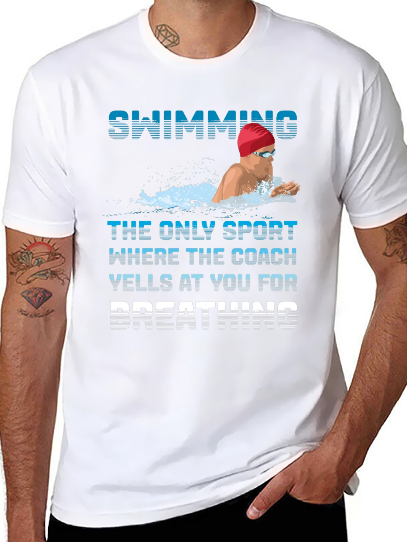 Swimming Coach Humor T-Shirt