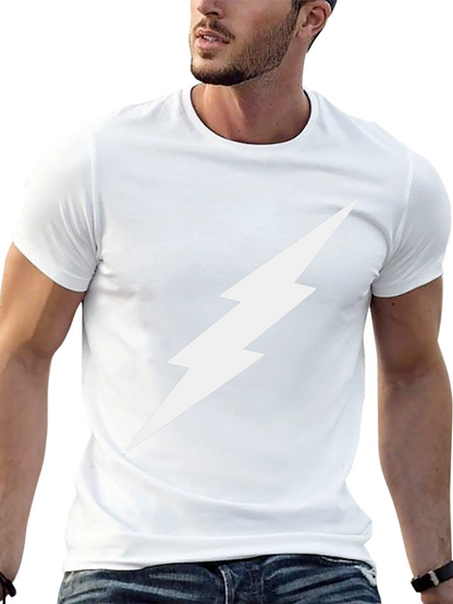 Lightning Bolt Graphic Tee - Modern Style