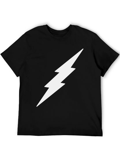 Lightning Bolt Graphic Tee - Modern Style
