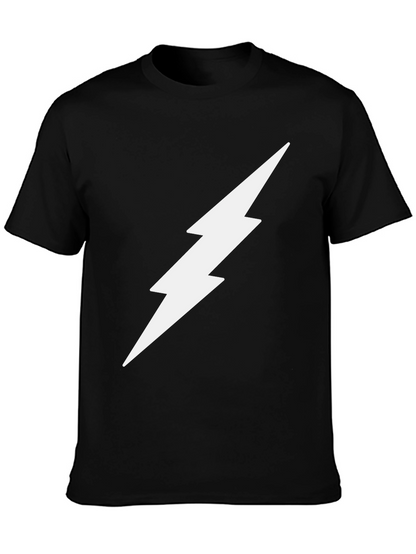 Lightning Bolt Graphic Tee - Modern Style