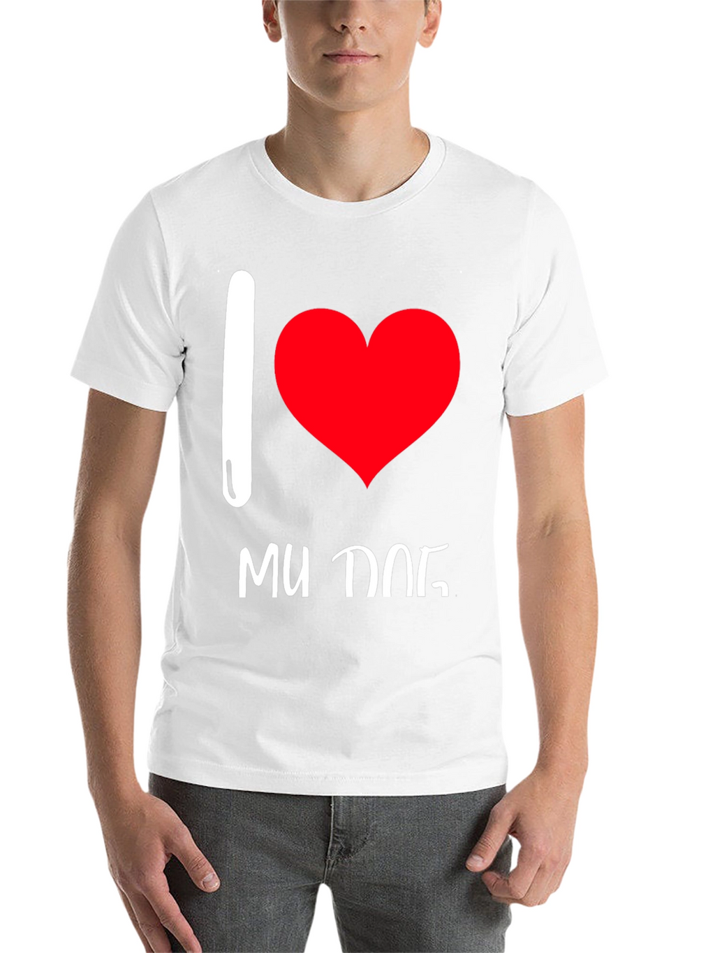 I Love My Dog Graphic Tee