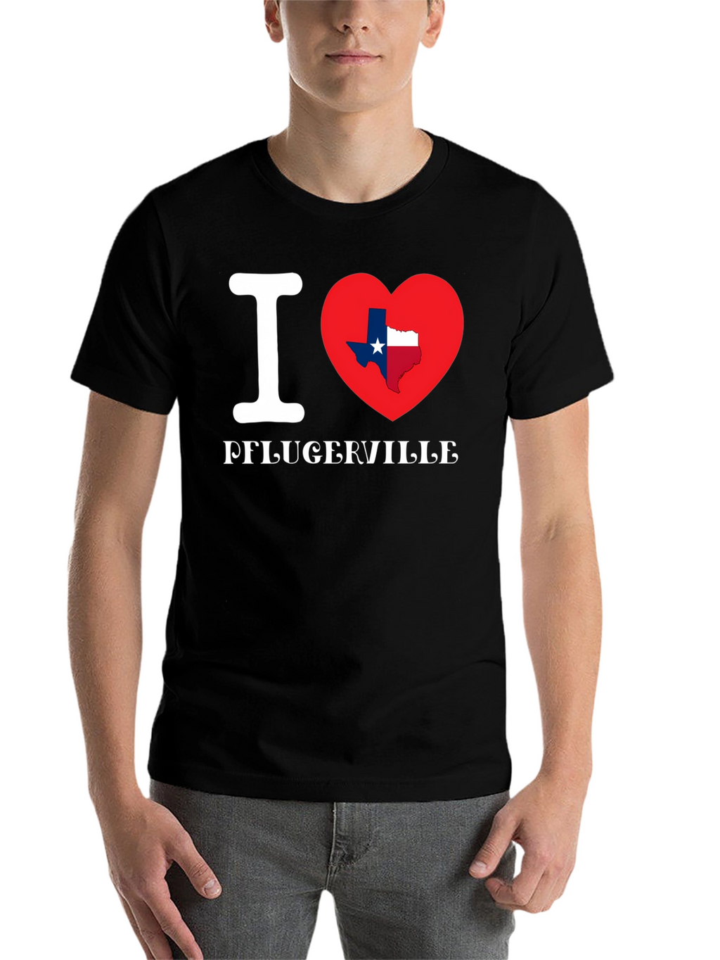 I Heart Pflugerville Texas State Pride T-Shirt