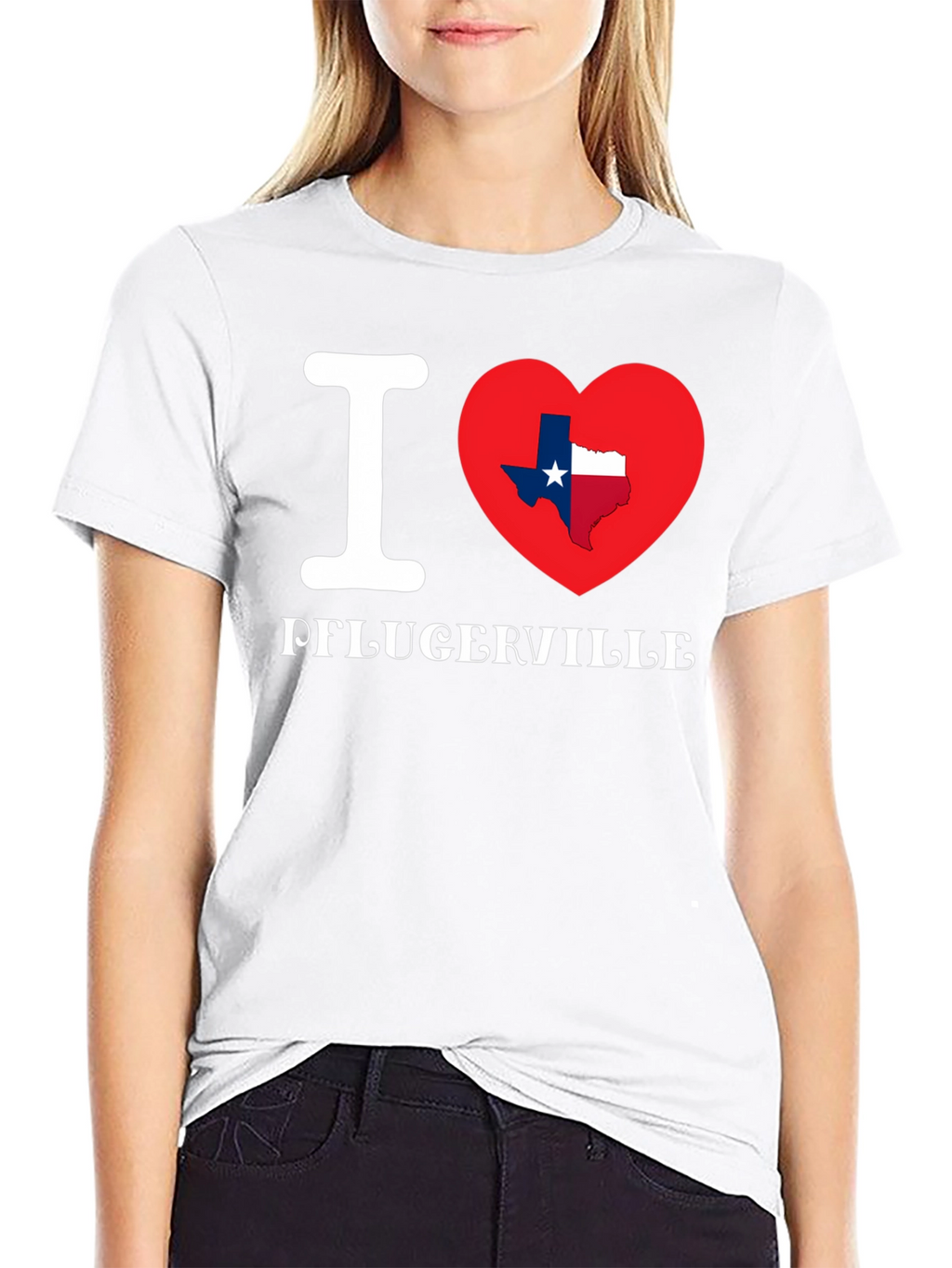 I Heart Pflugerville Texas State Pride T-Shirt